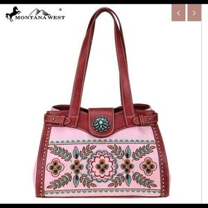 Montana west embroidered collection tote bag